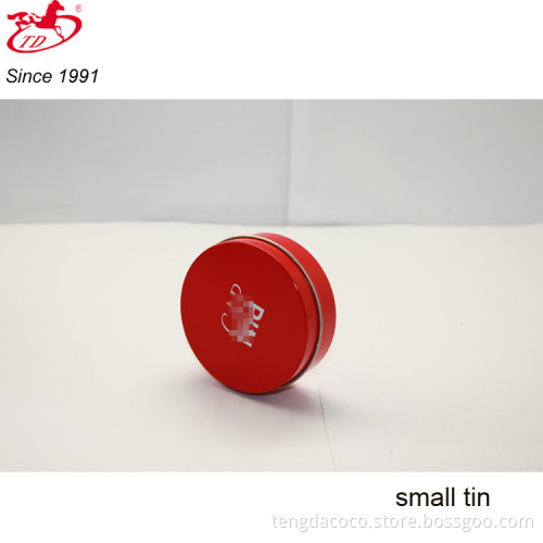 Small wholesale candy tin, promotional candle tin cans